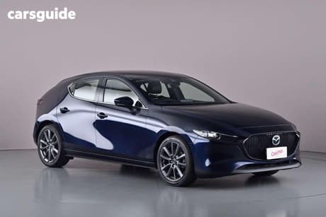 Blue 2021 Mazda 3 Hatchback G20 Touring