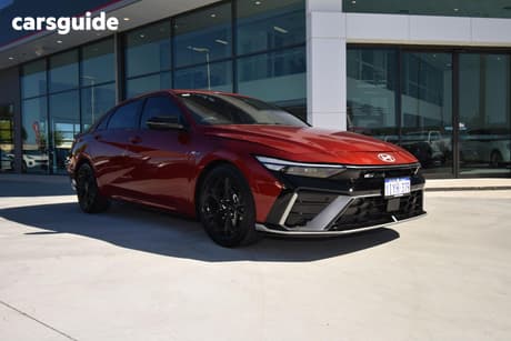 Red 2024 Hyundai I30 Sedan N Line