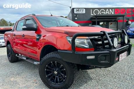 Orange 2012 Ford Ranger Crew Cab Utility Wildtrak 3.2 (4X4)