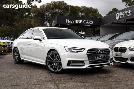 White 2017 Audi A4 Sedan 1.4 Tfsi S Tronic S Line