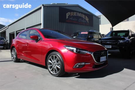 Red 2018 Mazda 3 Hatchback Sp25 Astina