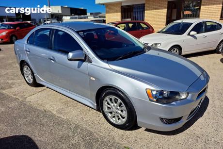 Silver 2013 Mitsubishi Lancer Sedan Lx