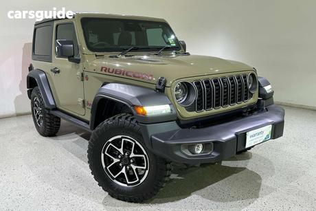Green 2025 Jeep Wrangler Hardtop Rubicon (4X4) 2 Door