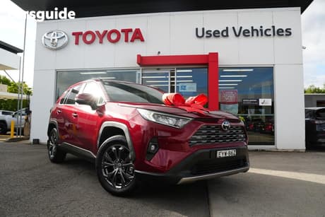 Red 2023 Toyota RAV4 SUV