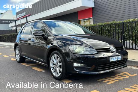 Black 2013 Volkswagen Golf Hatchback 103 Tsi Highline
