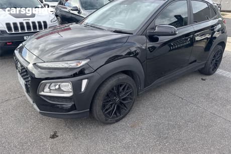Black 2018 Hyundai Kona Wagon Active Awd