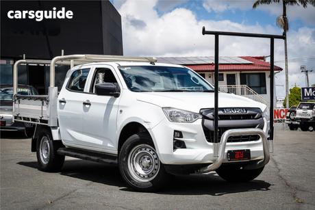 White 2021 Isuzu D-MAX Crew Cab Chassis Sx (4X2)