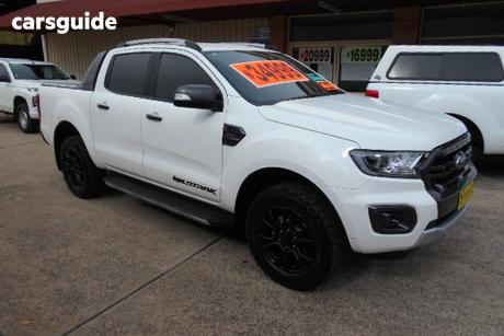 White 2021 Ford Ranger Double Cab Pick Up Wildtrak 2.0 (4X4)