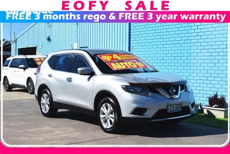 Silver 2014 Nissan X-Trail Wagon St 7 Seat (Fwd)