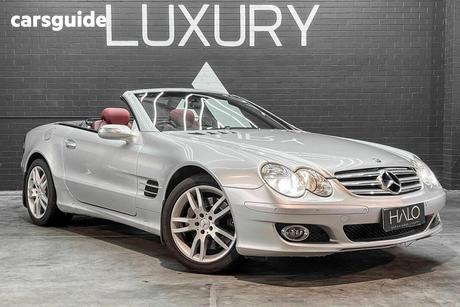 Silver 2006 Mercedes-Benz SL500 Convertible