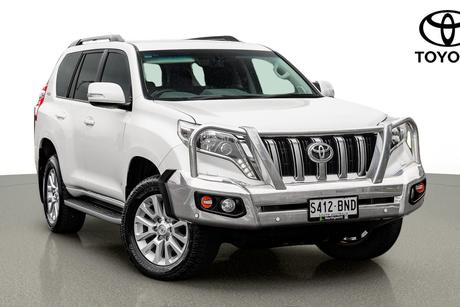 White 2016 Toyota Landcruiser Prado Wagon Vx (4X4)
