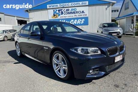 Blue 2014 BMW 528I Sedan Modern Line