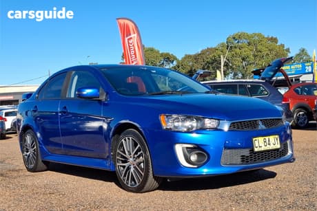 Blue 2017 Mitsubishi Lancer Sedan Gsr