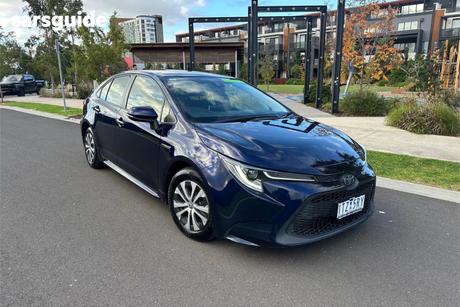 Blue 2021 Toyota Corolla Sedan Sx (Hybrid)