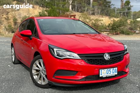 Red 2018 Holden Astra Hatchback R