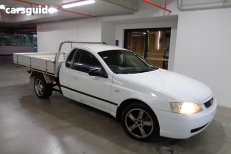 White 2004 Ford Falcon Ute Ute Tray XL R