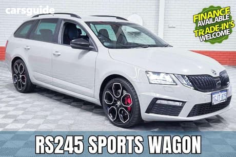 Grey 2017 Skoda Octavia Wagon Rs245