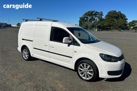 White 2014 Volkswagen Caddy Commercial TDI320 F