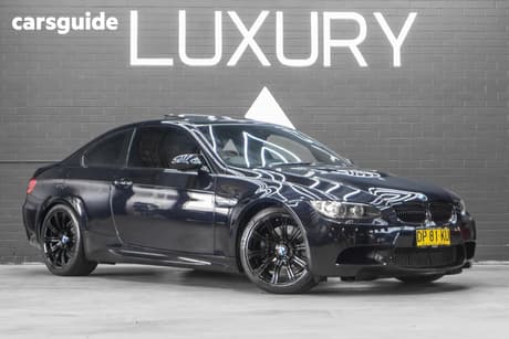 Black 2009 BMW M3 Coupe