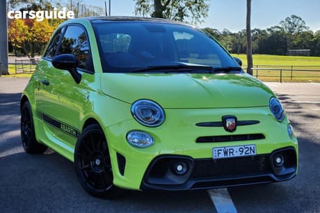Green 2021 Abarth 595 Hatchback Competizione