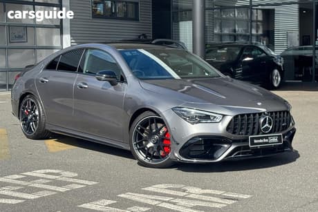 Grey 2024 Mercedes-Benz CLA45 Coupe S 4Matic+