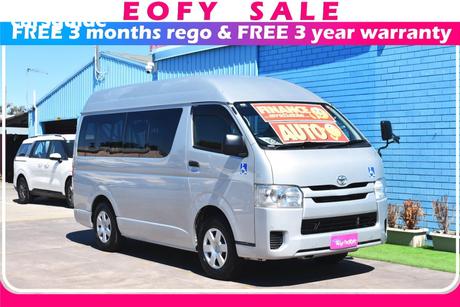 Silver 2016 Toyota HiAce SUV TRH200