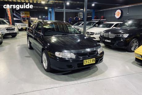 Black 2001 Holden Commodore Utility
