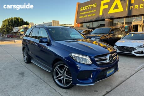Blue 2018 Mercedes-Benz GLE250 Wagon D 4Matic