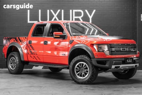 Orange 2011 Ford F150 Ute Tray SVT RAPTOR