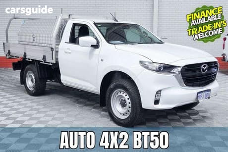 White 2021 Mazda BT-50 Cab Chassis Xs (4X2)