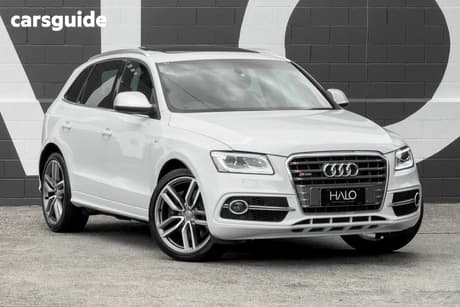 White 2014 Audi SQ5 Wagon 3.0 Tdi Quattro