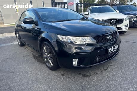 Black 2012 Kia Cerato Coupe Koup Sls