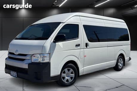 White 2017 Toyota HiAce Bus Commuter