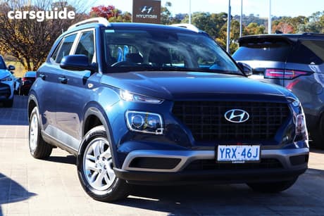 Blue 2025 Hyundai Venue Wagon