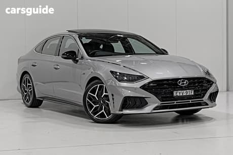 Silver 2023 Hyundai Sonata Sedan N Line