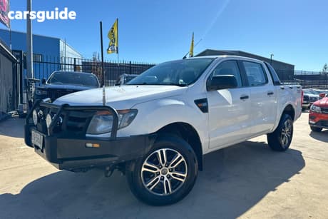 White 2013 Ford Ranger Dual Cab Utility Xl 3.2 (4X4)
