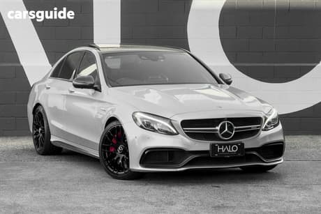 Silver 2017 Mercedes-Benz C63 Sedan S