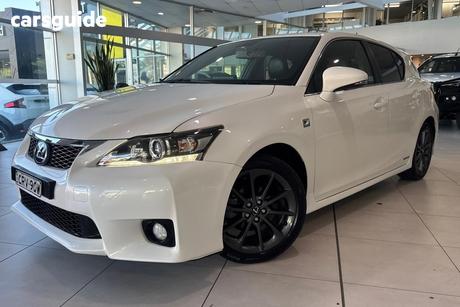 White 2013 Lexus CT200H Hatchback F Sport