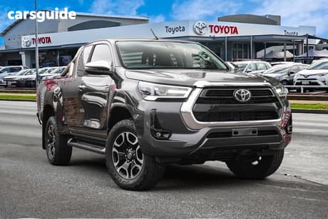 Grey 2021 Toyota Hilux X Cab Pickup Sr5 (4X4)