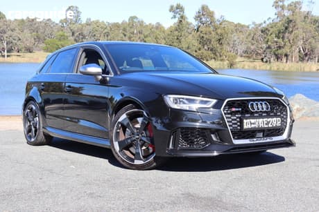 Black 2018 Audi RS3 Hatchback Sportback Quattro