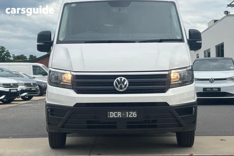 White 2021 Volkswagen Crafter Van 55 Tdi410 Mwb Rwd (5.50T)