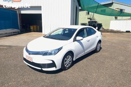 White 2018 Toyota Corolla Sedan Ascent