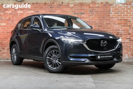Blue 2019 Mazda CX-5 Wagon Touring (4X4)