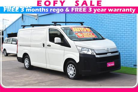 White 2020 Toyota HiAce Van Lwb Gl (Colours)