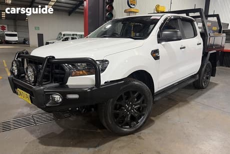 White 2022 Ford Ranger Double Cab Chassis Xl 3.2 (4X4)
