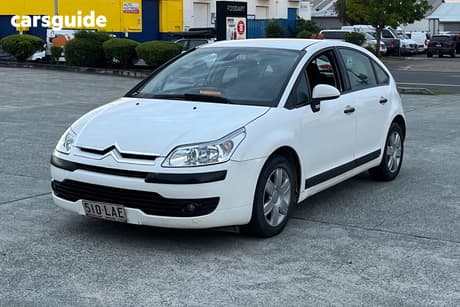 White 2008 Citroen C4 Hatchback Sx 1.6 Hdi