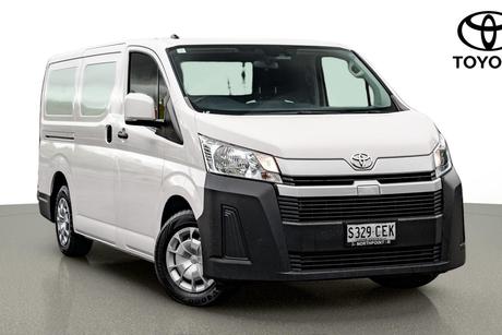 White 2020 Toyota HiAce Van Lwb