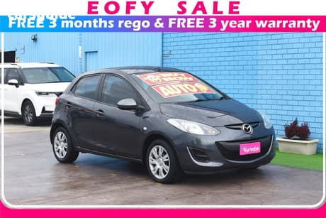 Grey 2013 Mazda 2 Hatchback Neo