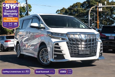White 2019 Toyota Alphard SUV SR C (HYBRID)