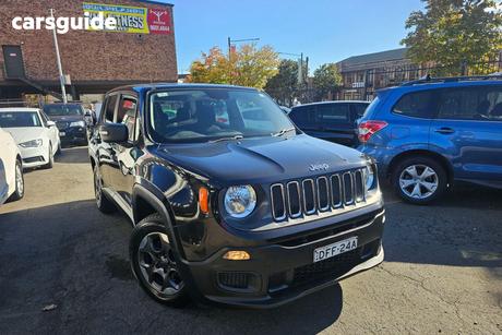 Black 2016 Jeep Renegade Wagon Sport